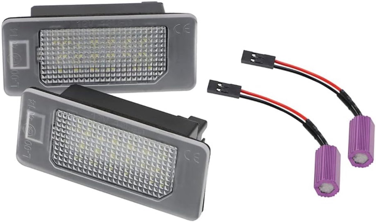 LED Nummerplaatverlichting - Plug & Play - E-markering - Lange levensduur - SnelShoppen