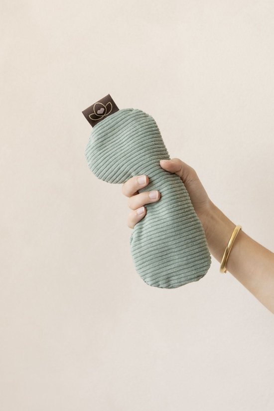 Oogkussen rib lavendel gevormd asgroen eco - Lotus — afbeelding 3