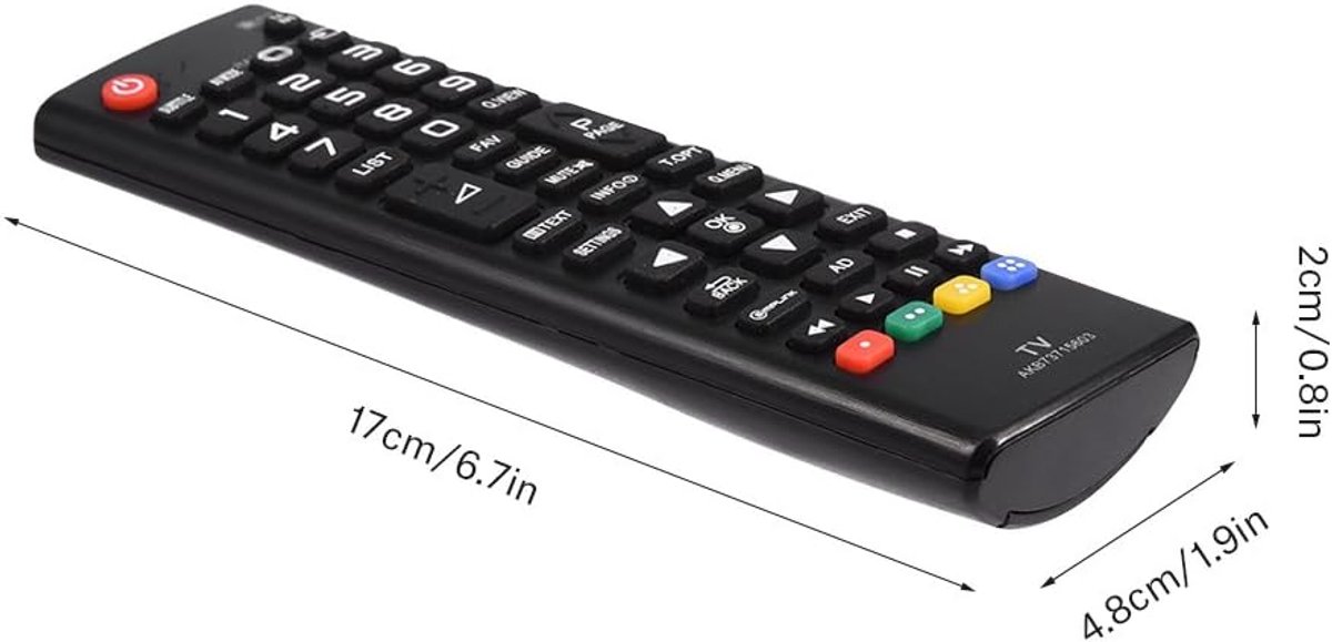 Afstandsbediening - vervanging voor AKB73715603 - leerfunctie - compatibel met diverse LG TV's - SnelShoppen