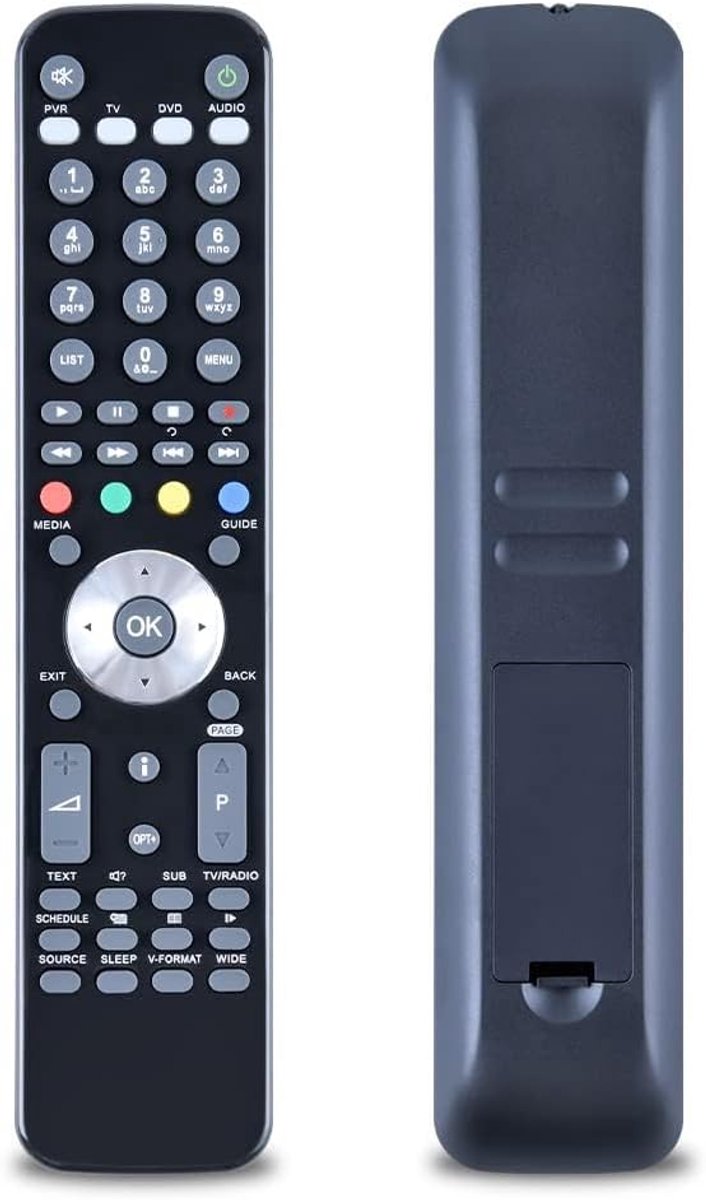 Afstandsbediening vervanging voor Humax Foxsat HDR - Duurzaam ABS materiaal - Comfortabele grip - SnelShoppen