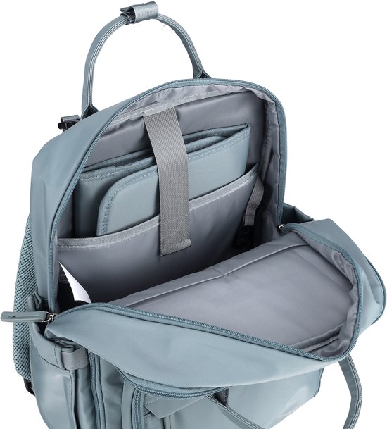 Brisby slijtvaste Luiertas - verzorgingstas - met buggymontage - Mist Blue van Brisby — afbeelding 3