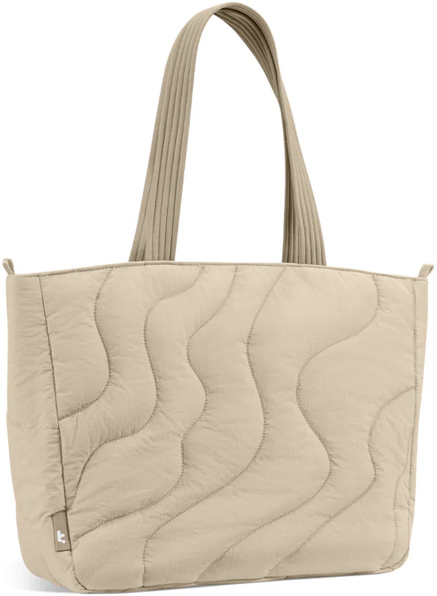 tomtoc Terra-T38 16 inch Puffy Laptop Tote Bag voor Dames 13,5L, Lichtgewicht werktas met gewatteerd laptopvak voor 15-16 inch MacBook, Grote tas voor winkelen, reizen, de sportschool en dagelijkse benodigdheden