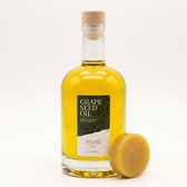 TheWootz Onderhoudsduo Snijplank – Druivenpitolie 500ml + Wax Blok van 100% Bijenwas – Compleet Onderhoud voor Houten & Bamboe Snijplanken