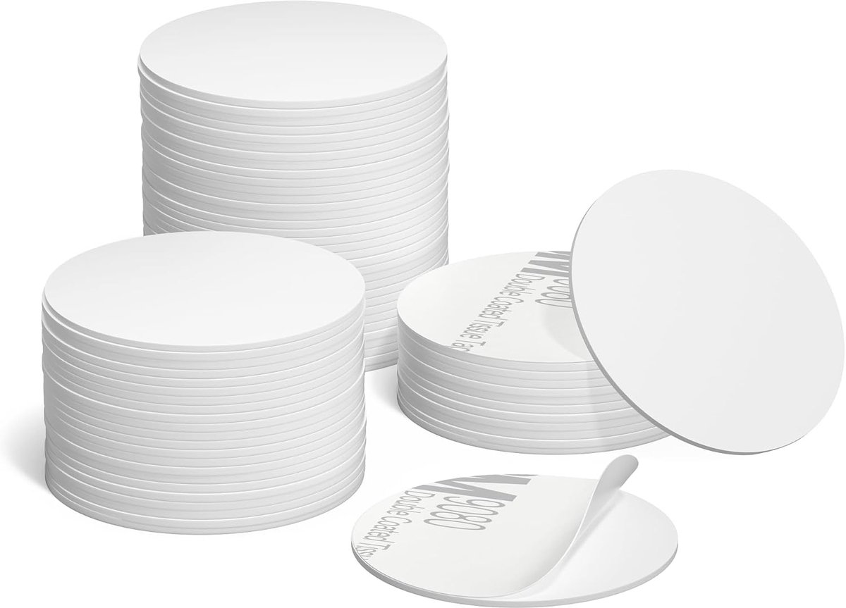 NFC Tags, lege witte kaart, NFC-stickers, NFC, muntkaarten, compatibel met TagMo en Amiibo, met kleeflaag voor eenvoudige bevestiging, 30 stuks