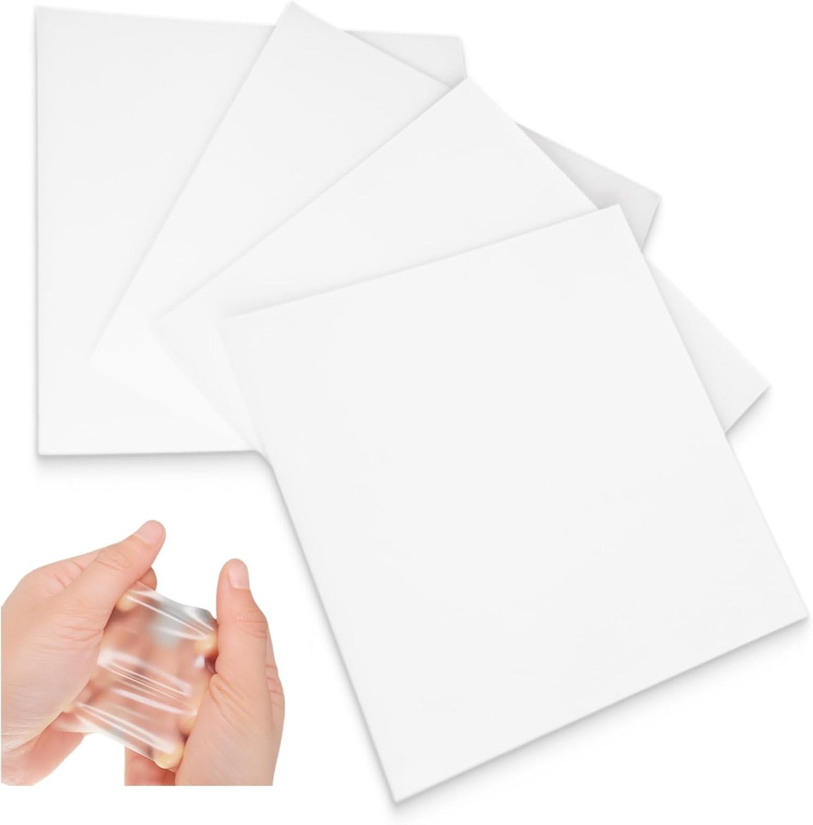 20 Stuks TPU Reparatiepatches Zelfklevend Waterdicht – 70×70 mm Reparatieset voor Luchtmatras, Zwembad, Rubberboot, Tent en Flexibele Oppervlakken, Sterke Hechting