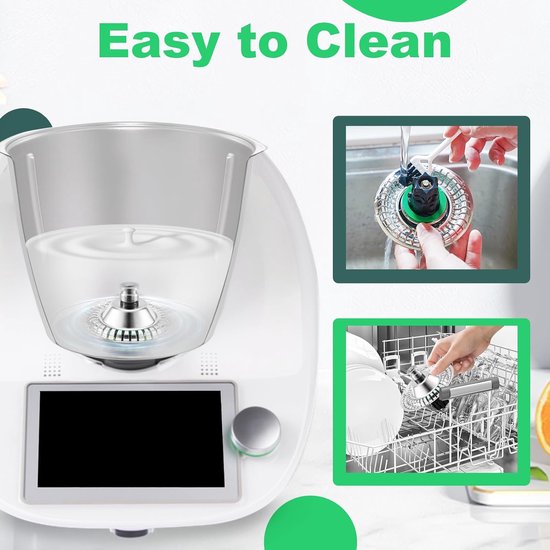 Opzetstuk voor Thermomix TM5 TM6, opzetstuk mixer voor Thermomix accessoires keukenmachine, melkopschuimonderdelen voor kookrobot — afbeelding 2