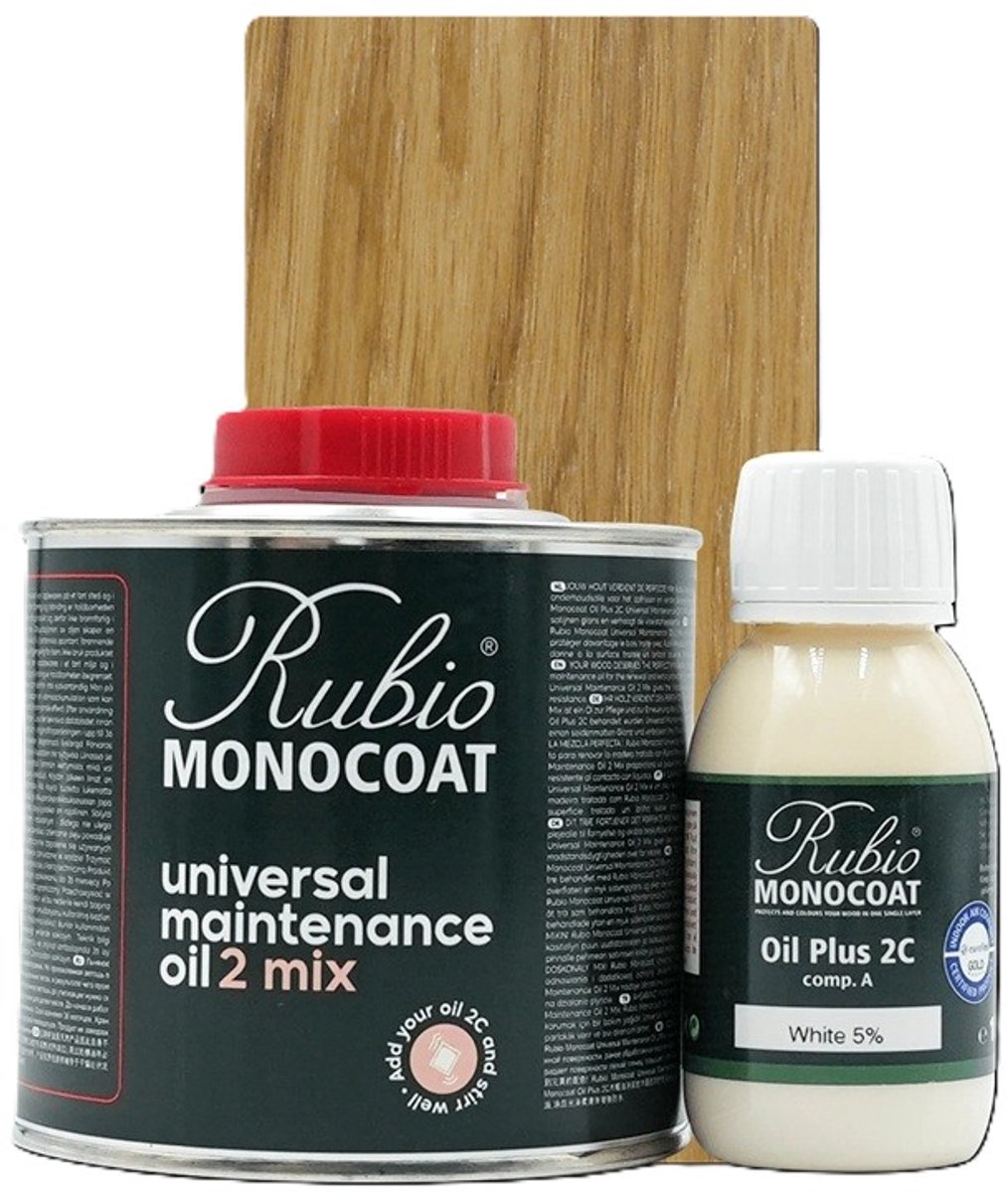 Rubio Monocoat Universal Maintenance Oil 2 Mix White 5% 400ml