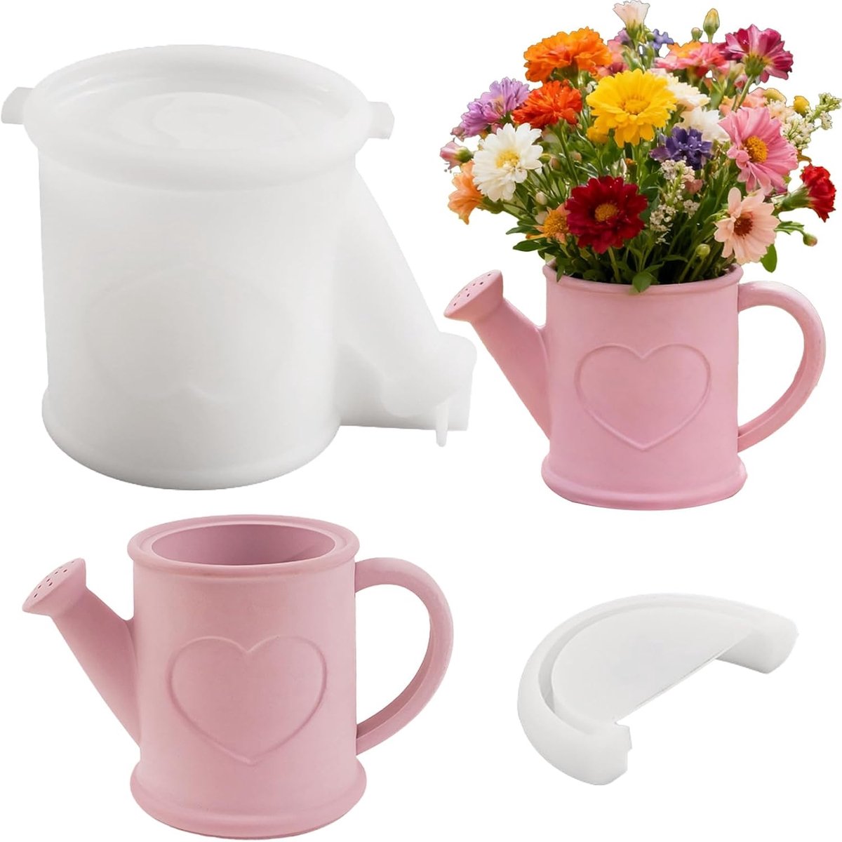 gietvormen, gietvormen, siliconen vorm, gietvormen, vaas, bloemenvaas, siliconen vormen, gipsvormen, gietvorm, voor het maken van vazen, doe-het-zelf handwerk, huisdecoraties