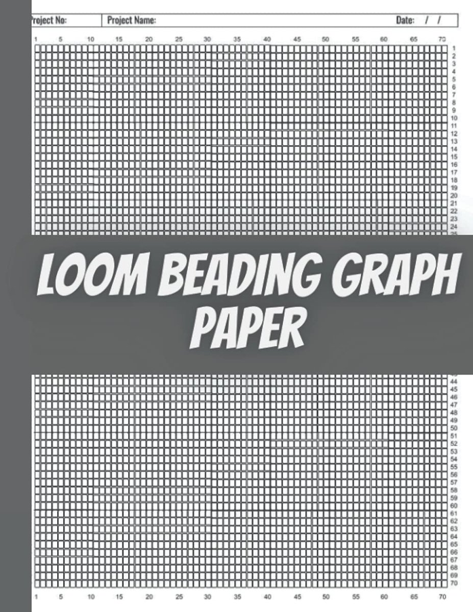 Beading Graph Paper: Beadwork design creation with Cylinder Beads for Beading Peyote Stitch| grid paper for designing your own beadwork patterns| gift for jewelry lover