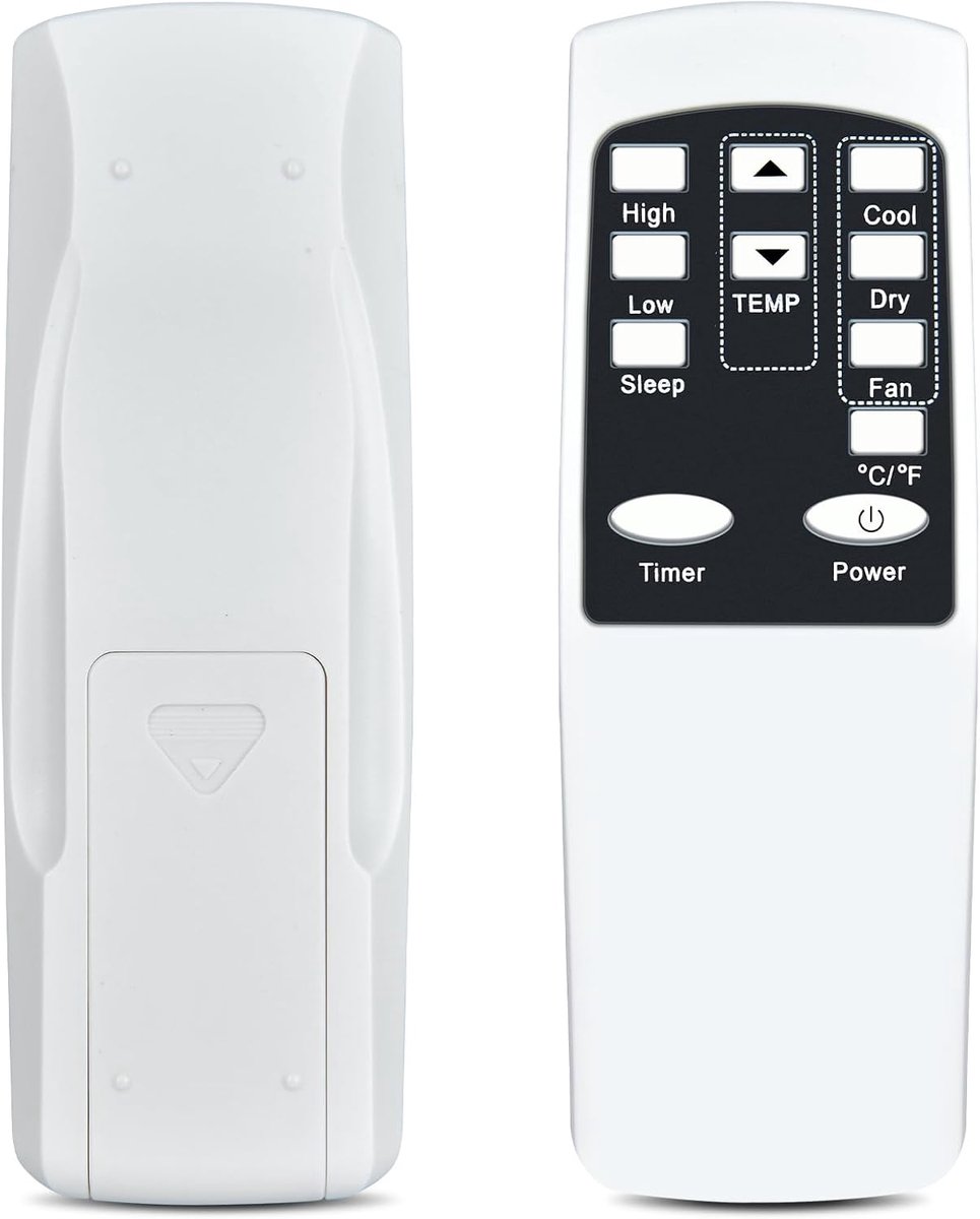 Afstandsbediening, geschikt voor SereneLife mobiele airconditioning SLPAC8 SLACHT108 SLPAC10 SLPAC12.5 SLACHT128