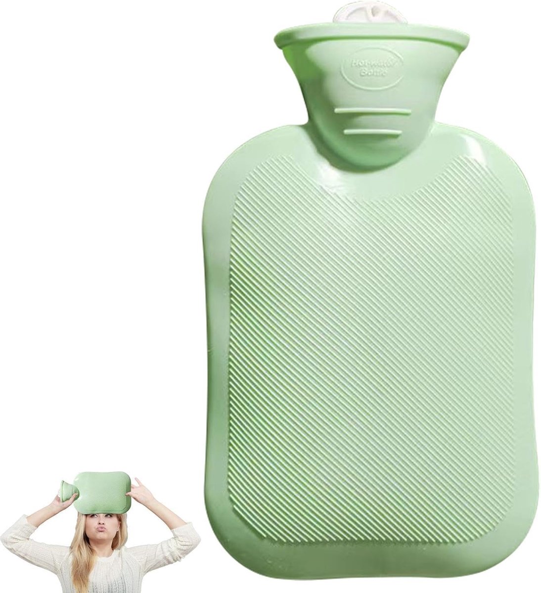 - draagbare warme mini - warmwaterkruik met 500 ml inhoud | ter verlichting van bed-, nek- en schouderpijn