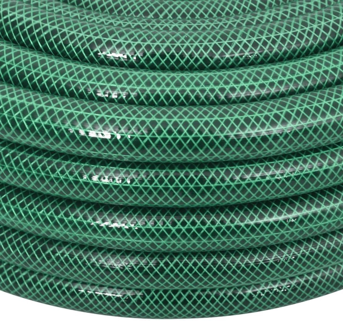 Tuinslang - Waterslang PVC - Tuin Besproeien - Verstevigd Materiaal - 50 meter - Groen – foto 2