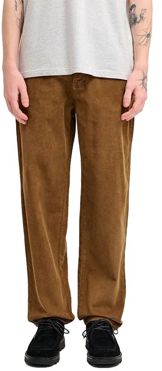 Element 5 Corduroy Relaxed Fit Broek Bruin 30 Man