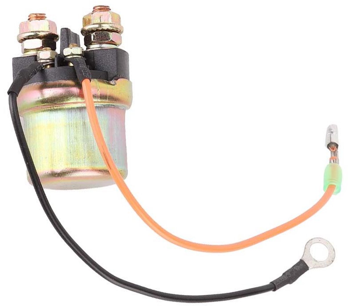 Startrelais Solenoïde - Startrelais Starter Relais - Motor Starten - Waterdicht Aluminium - Direct Plug-In - Zilverkleurig