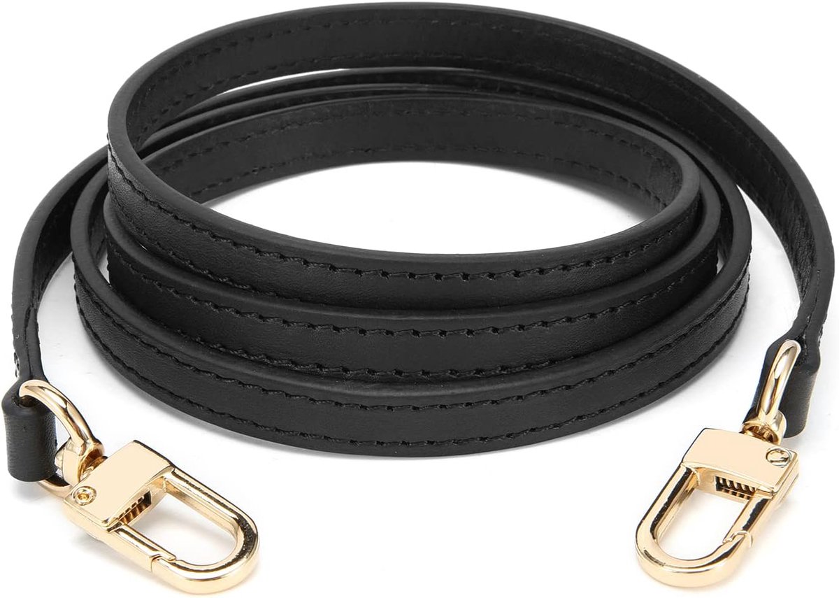 Lederen Band Lange Kleine Portemonnee Crossbody Bandjes Vervanging Universele Spare zwart Echt lederen tas riemen voor handtassen