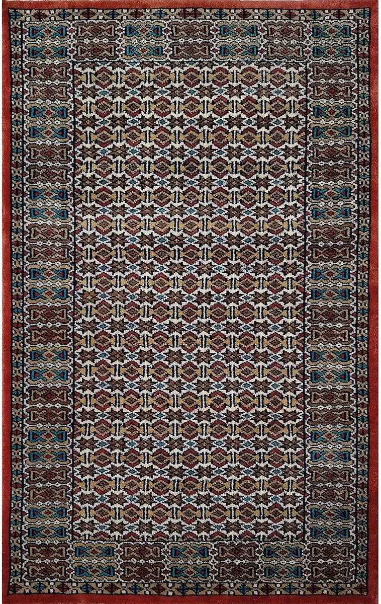 Veelkleurig Tapijt Kleine 3x4ft Traditionele Luxe