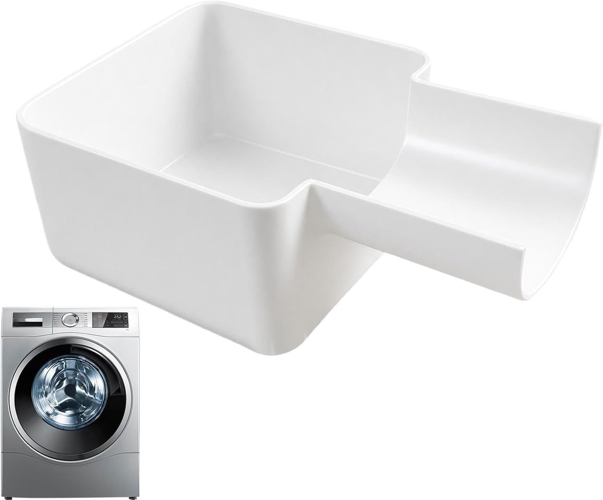 Wasmachine Afvoerbak Pluizenverzamelaar accessoire | Voorlader Wasmachine Afvoerbak Voor Vloer- en Wasruimtebescherming, Geur- en Watervlekpreventie, Schone Vloer, Gootsteen