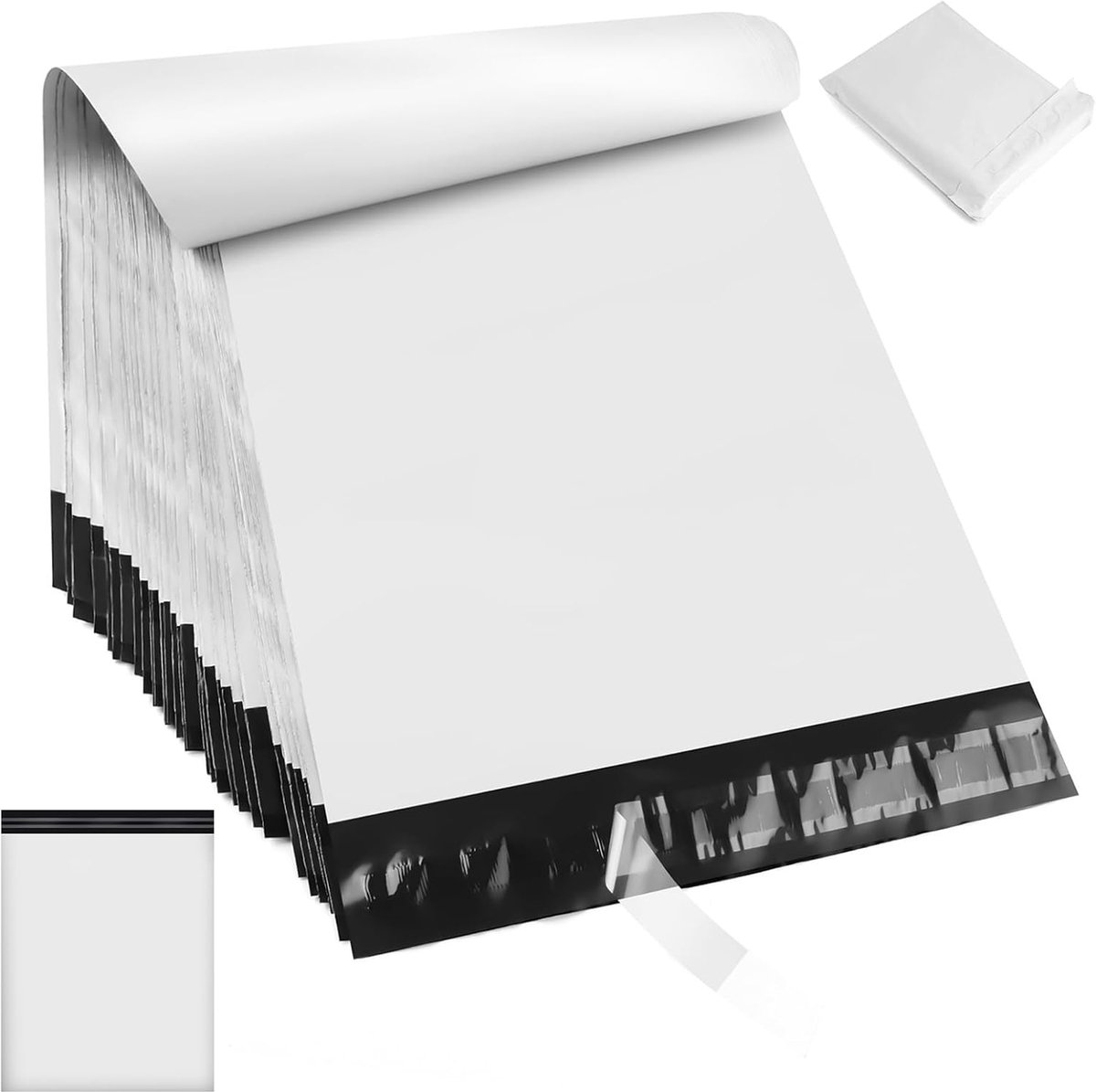 30 Verzendzakken 45x60cm Zelfklevend Waterdicht Ondoorzichtig | Scheurvast Verpakking voor Kleding Schoenen Boeken Postverzending