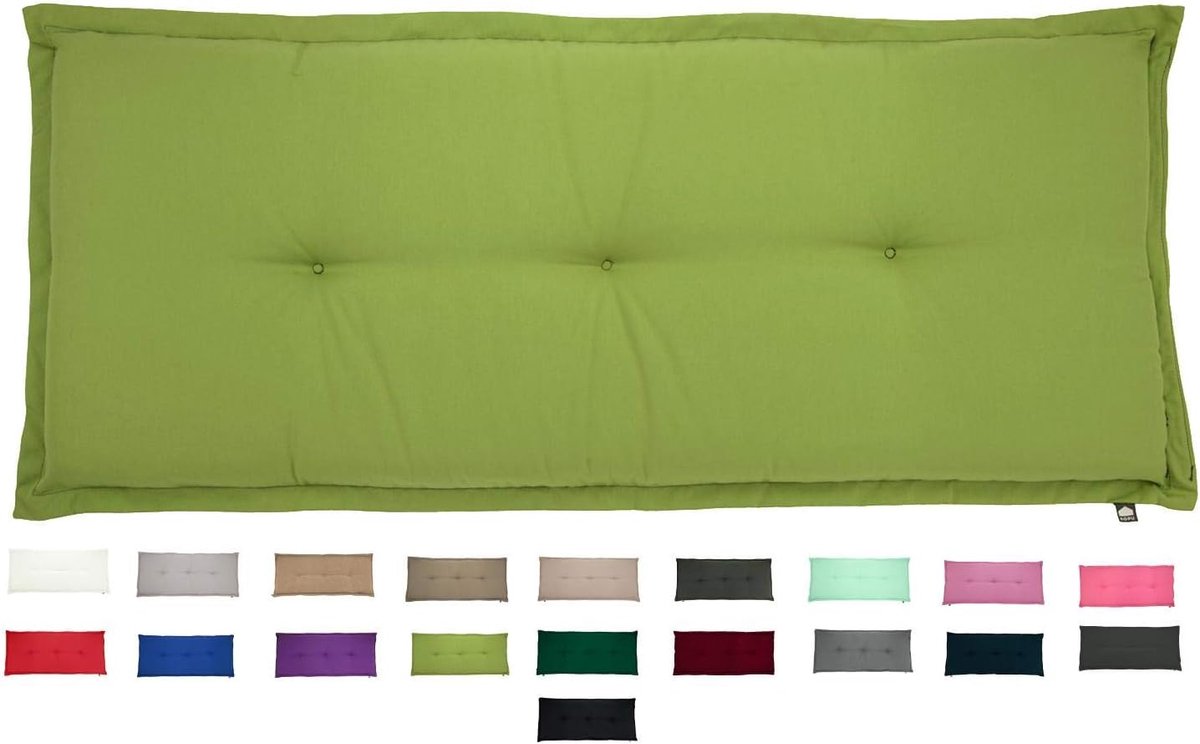 Tuinkussen 120 x 50 cm - Prisma Office Green - Dralon - Stevig foam voor extra comfort - SnelShoppen