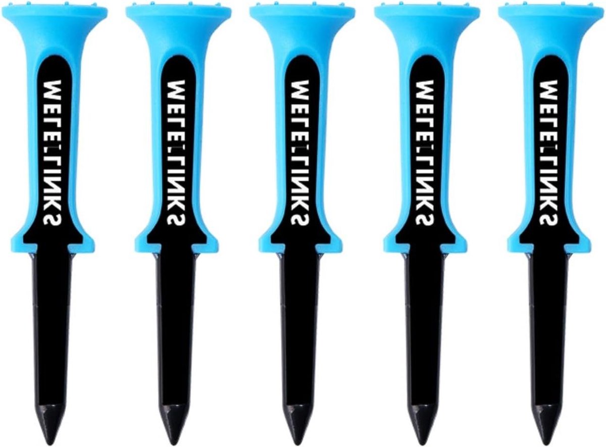 Golf Tees - Golf Accessoires - Golfen Oefenen - Verbeterde Stabiliteit - 80 mm - Groen