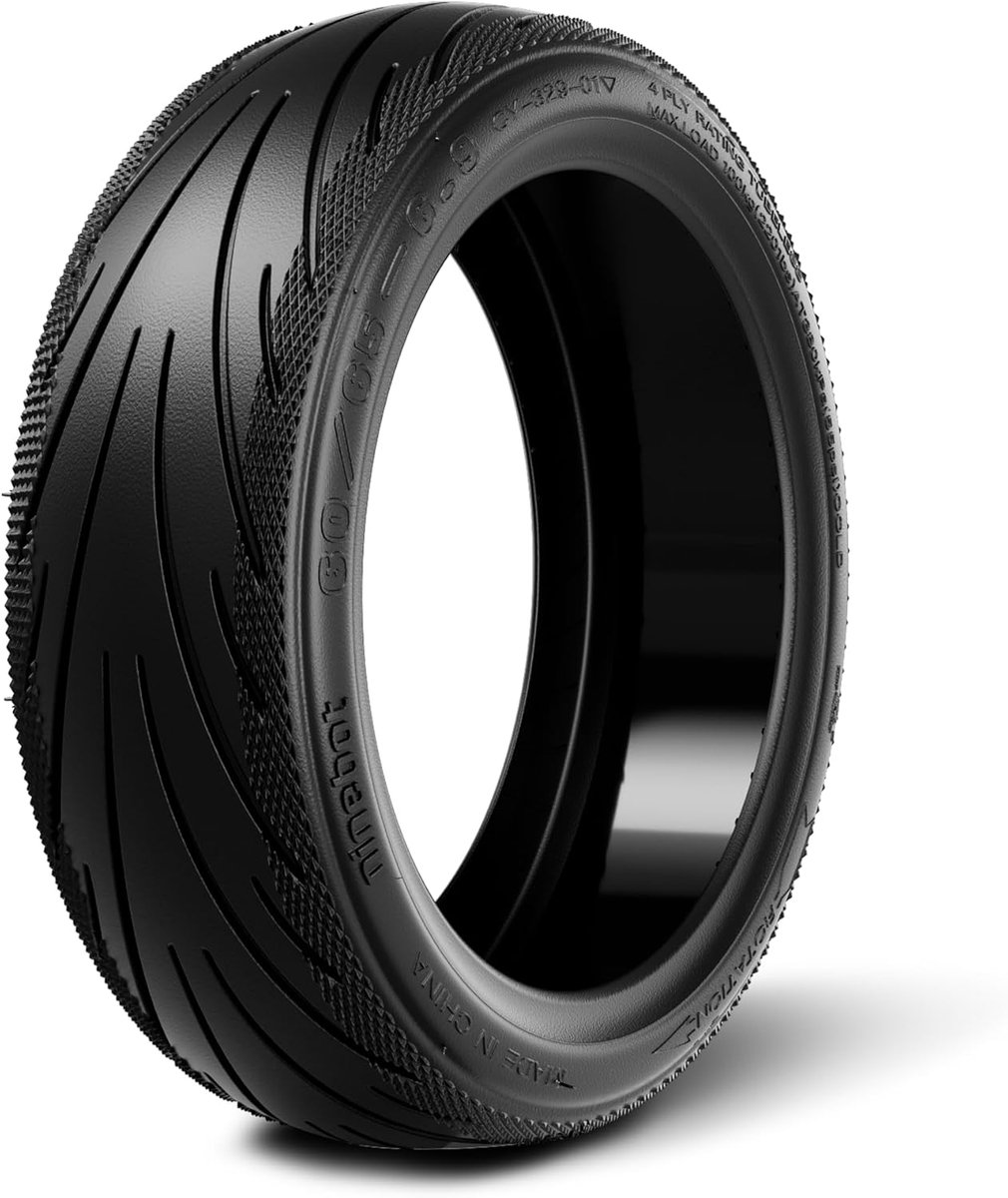 Achterwiel van 60/65-6.9, compatibel met Segway Ninebot Max G2 G2E G2D G65 KickScooter, 10 inch (25,4 cm) vacuüm rubberen antislip banden, outdoor scooter, originele accessoires