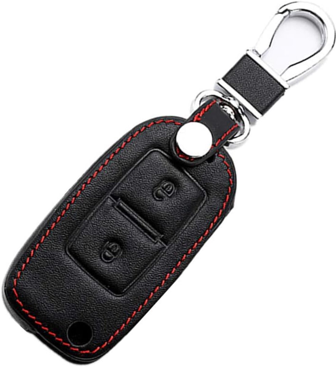 Autosleutelhoes sleutelbos voor VW Volkswagen Amarok Polo Golf 4 5 6 MK4 Bora Jetta 2 toetsen