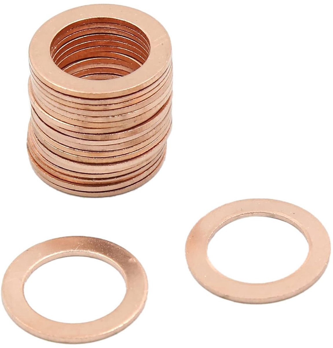 20 stuks 14 mm binnendiameter motorafdichtingen voor auto sluitring van koper