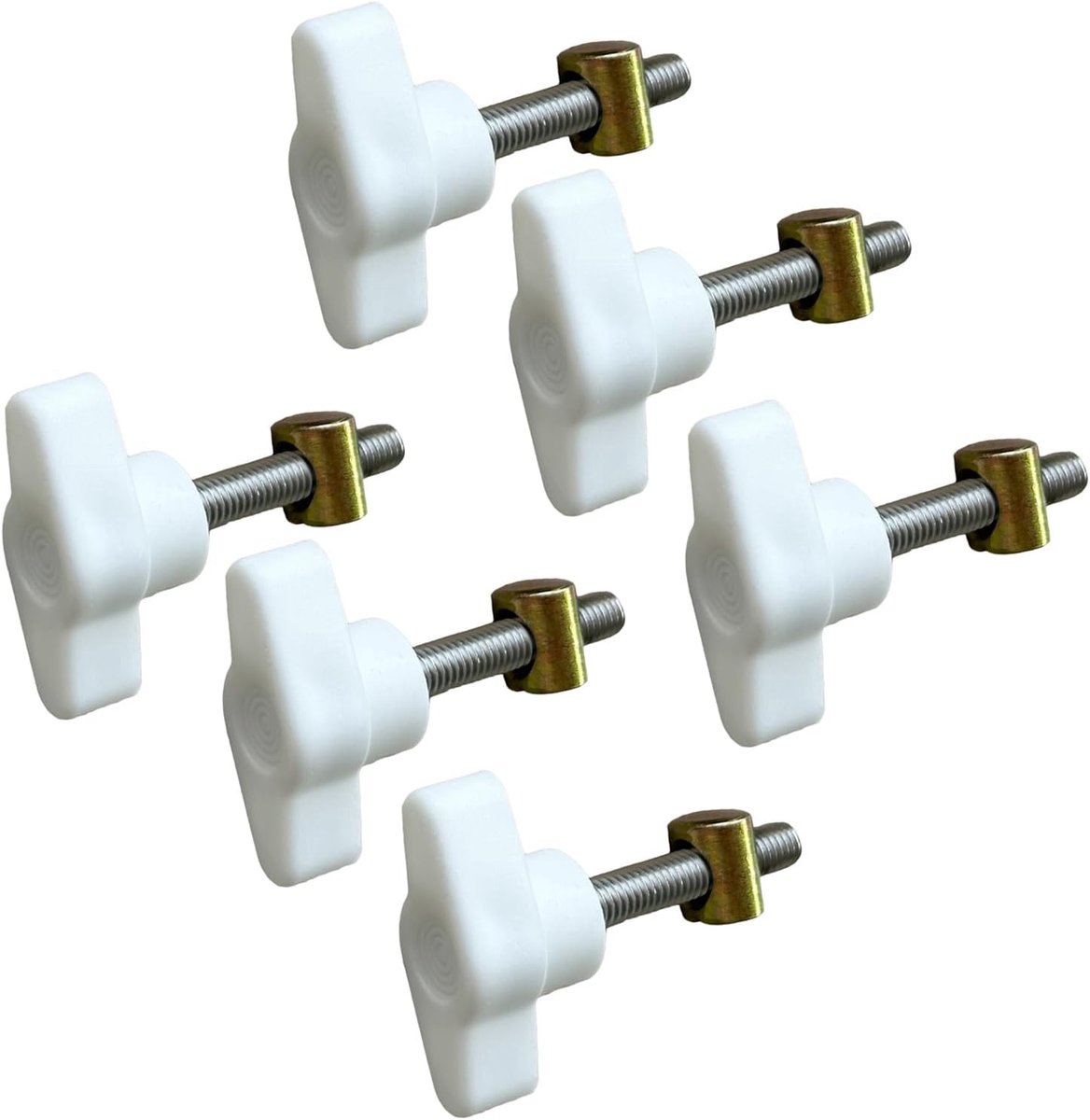 6 stuks reserveonderdelen voor Fluval tankfilter, dekselbevestigingsmiddel voor Fluval FX6 FX5 FX2 FX4, veilige pasvorm en duurzame vervangende dekselbevestigingsmiddelen, nieuwe upgrade, niet