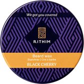 Rithim® Baardwax Black Cherry 50 ml - Sterke maar flexibele hold - Baard wax - Baard gel - Beard wax