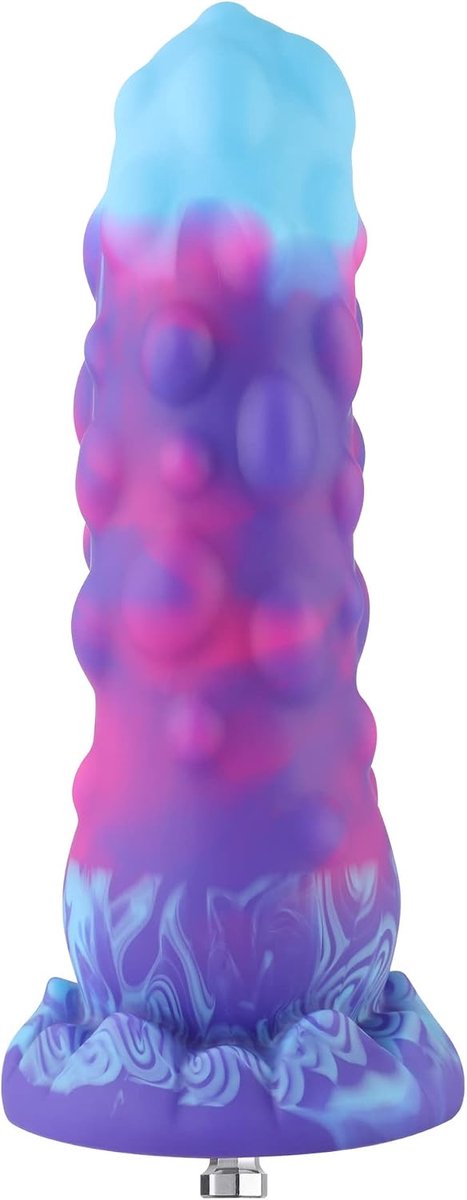 Dildo 19 cm - Premium silicone - KlicLok verbinding - Sterke zuignap - SnelShoppen