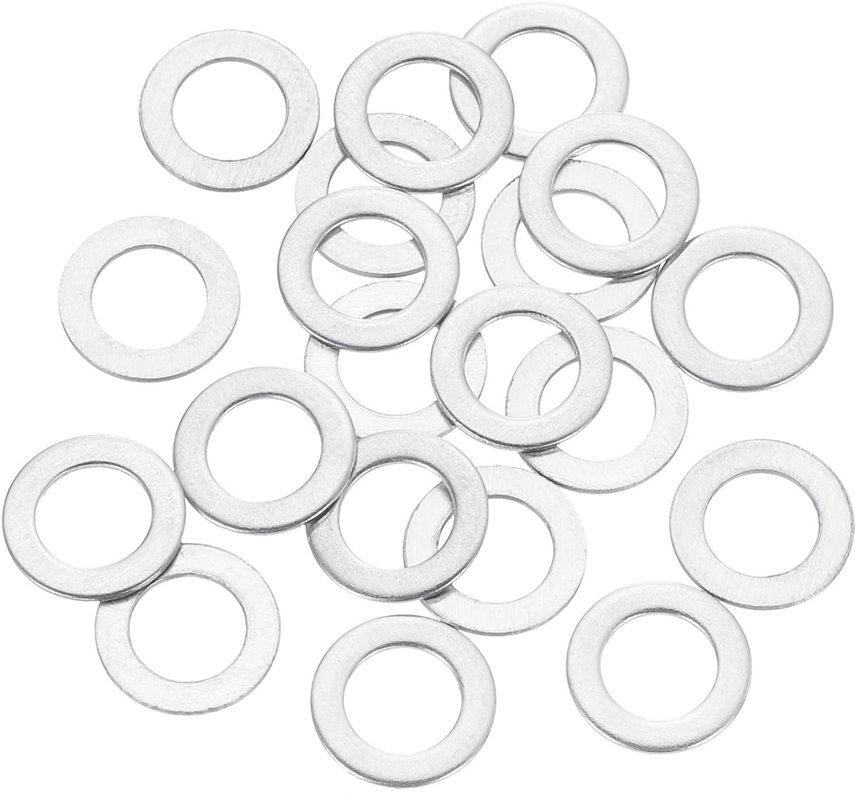 20 stuks M5 sluitringen, 5 x 9 x 0,5 mm, 304 roestvrij staal, platte afstandhouders voor schroeven, bouten, automobiel, industriële machines