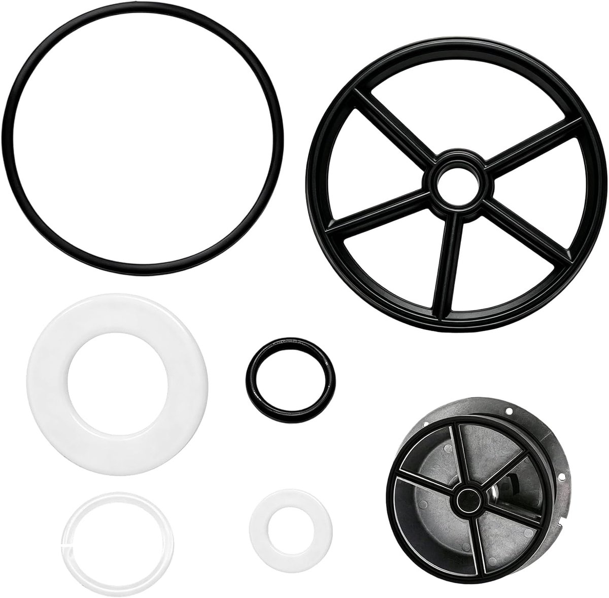 reparatieset ventiel 6 stuks - afdichtingen voor zandfilter - geschikt voor Hayward SP0710 SP0711 - SnelShoppen