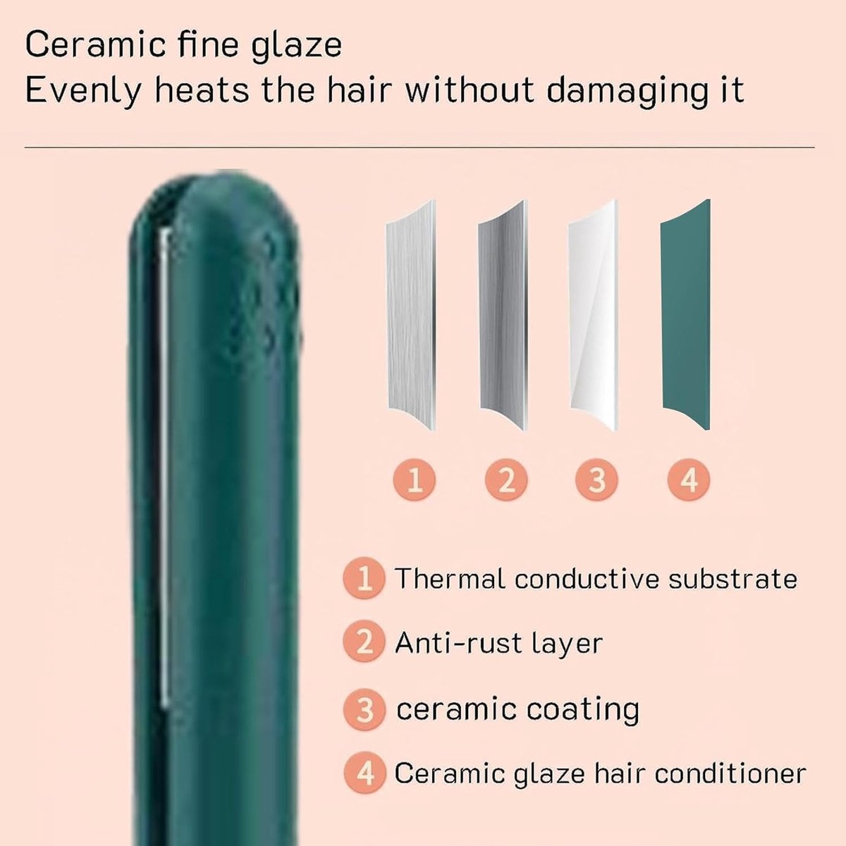 Krultang Stijltang - Haarstyling Tool - Kapsel Creëren - 2-in-1 Functionaliteit - 18.5 cm - Niet gespecificeerd