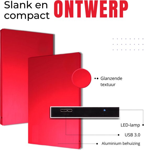 ApexArte® Externe Harde Schijf - Harde Schijf Extern - Externe Harde Schijven van ApexArte — afbeelding 5