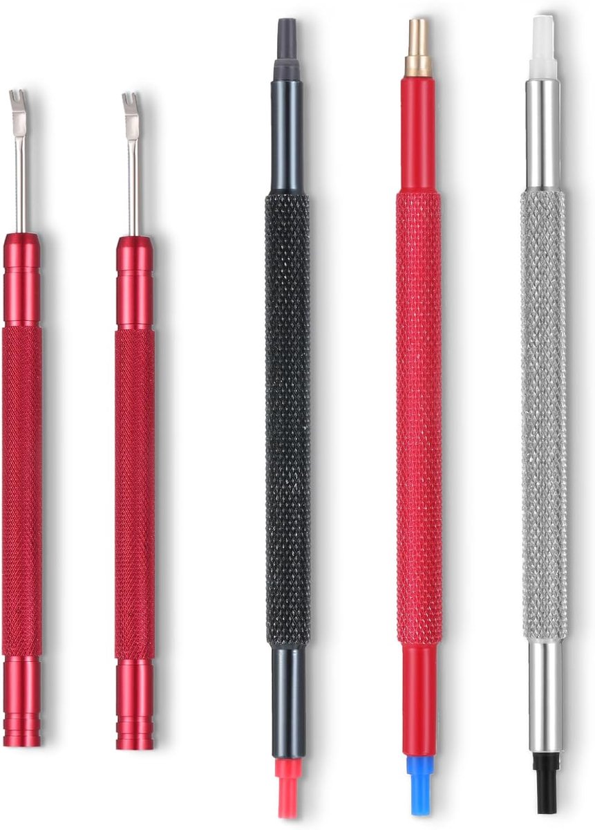 Horloge Wijzerplaat Reparatie Gereedschap Set - Roestvrijstalen Tools - 5 Stuks - Perfect voor Horlogemakers - SnelShoppen