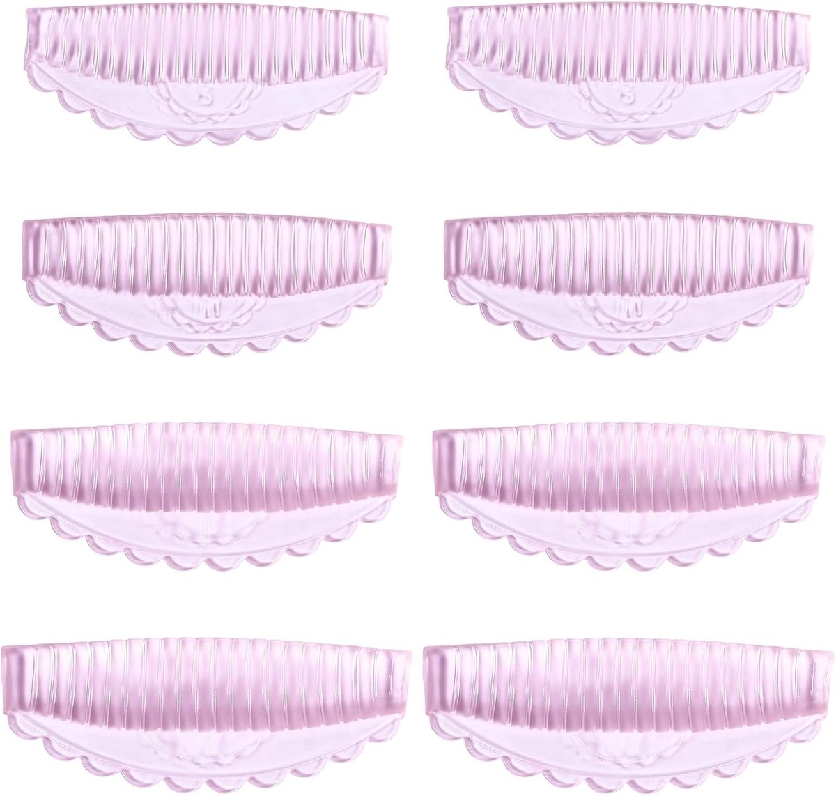 Wimperlift Pads - 8 Stuks - Silicone - Shell Vorm - Geschikt voor Salon en Thuisgebruik - SnelShoppen