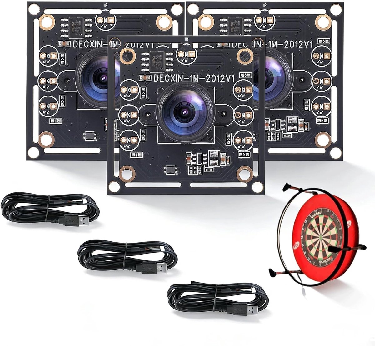 Camera module OV9732 - set van 3 - 1280 x 720 HD - ideaal voor autodarts camera systeem - SnelShoppen