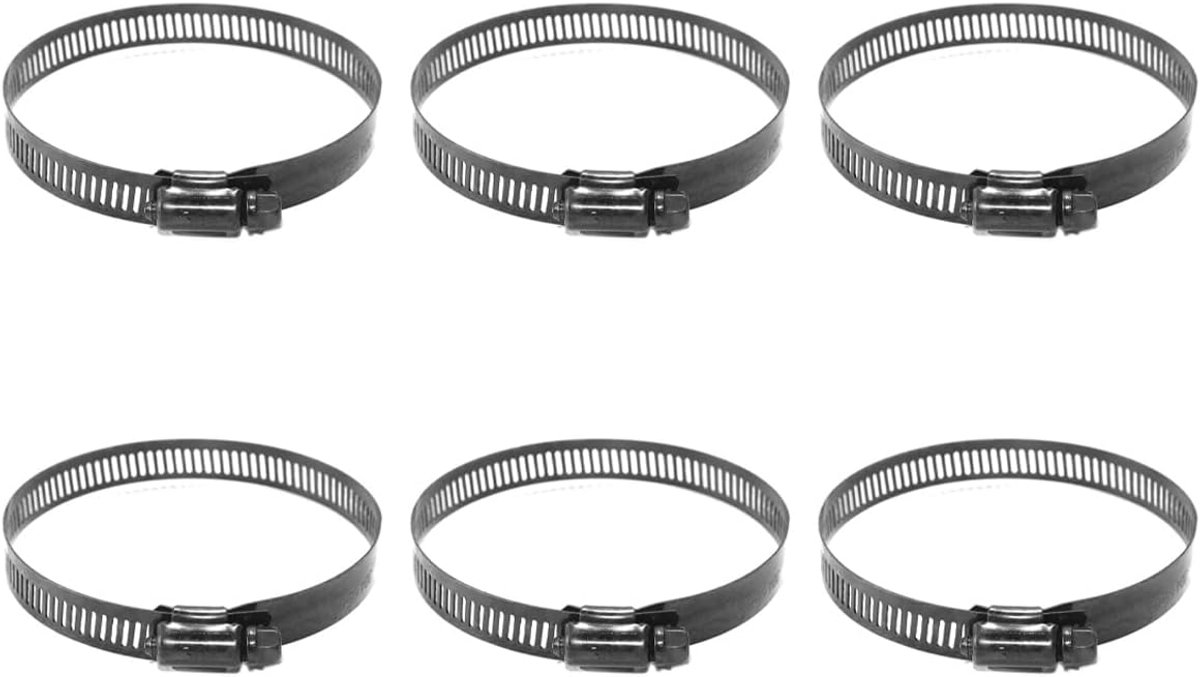 Slangklem 65-89mm - roestvrij staal - verstelbaar - ideaal voor zwembadgasleiding en tuinslangen - SnelShoppen
