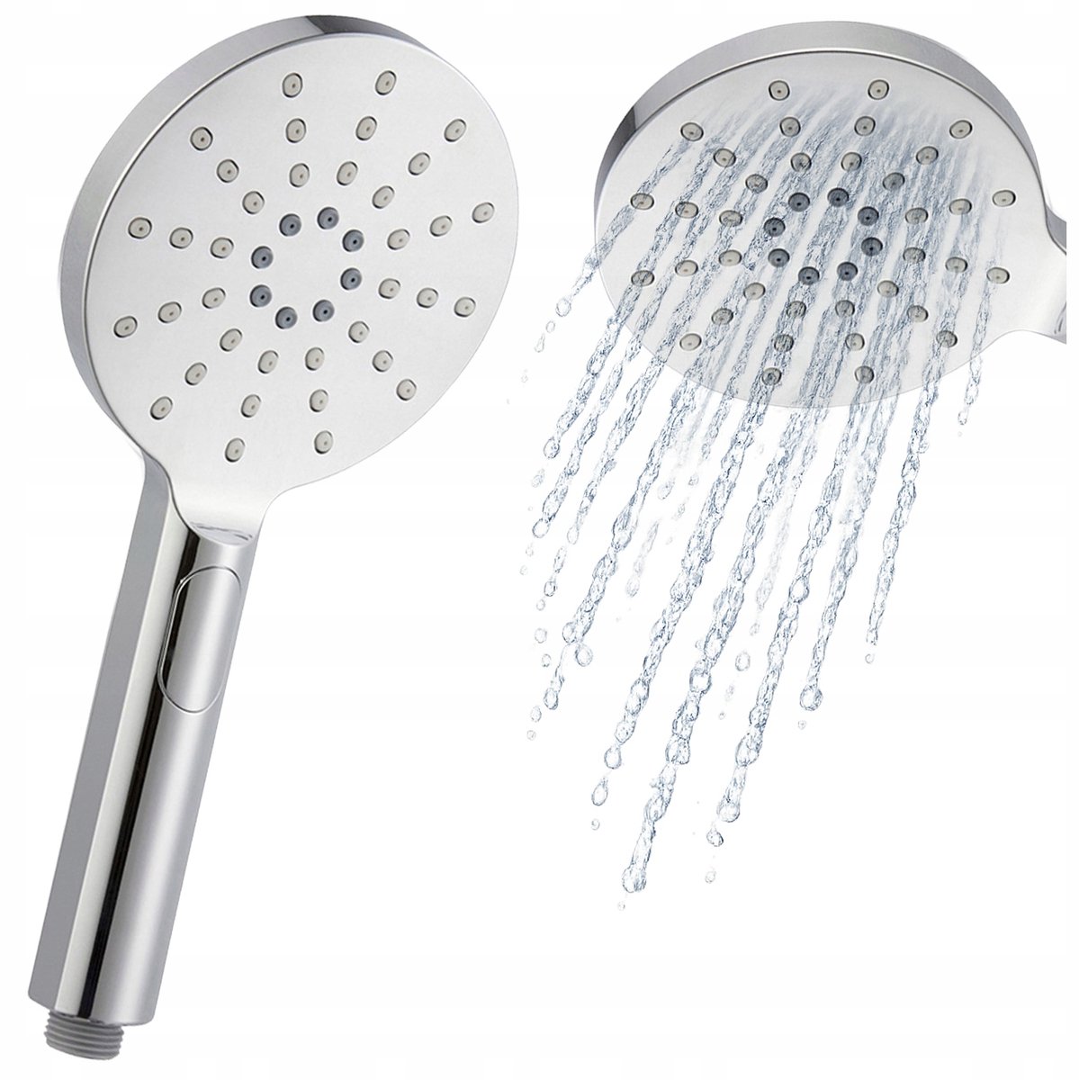 Ronde Douchekop 3 Functies Waterbesparend Chroom EKO