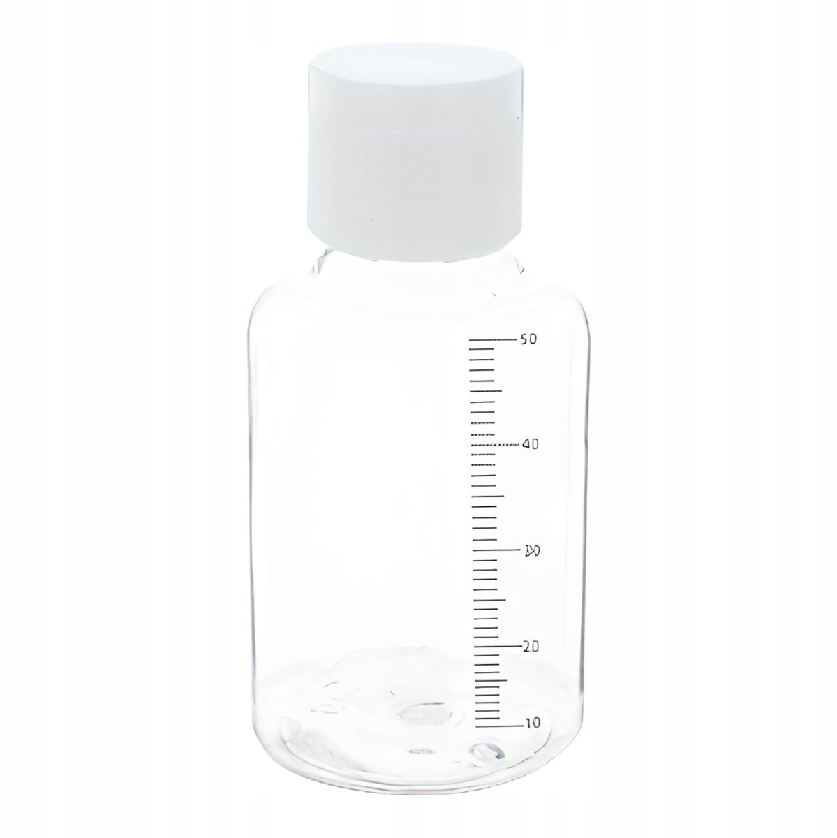 Merkloze emulsiefles 50 ml met klapdeksel - cosmetische verpakking