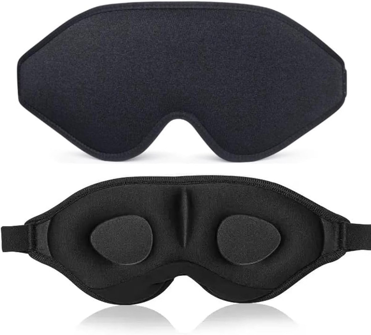 Slaapmasker 3D Diepe Vorm - Geheugenfoam - Blokkeert Licht - Ideaal voor Reizen - ShopVlot