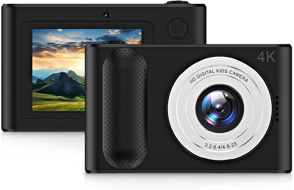 Digitale camera 4K - 48MP met 16x zoom - Compact en lichtgewicht - Ideaal voor vloggen en reizen - ShopVlot