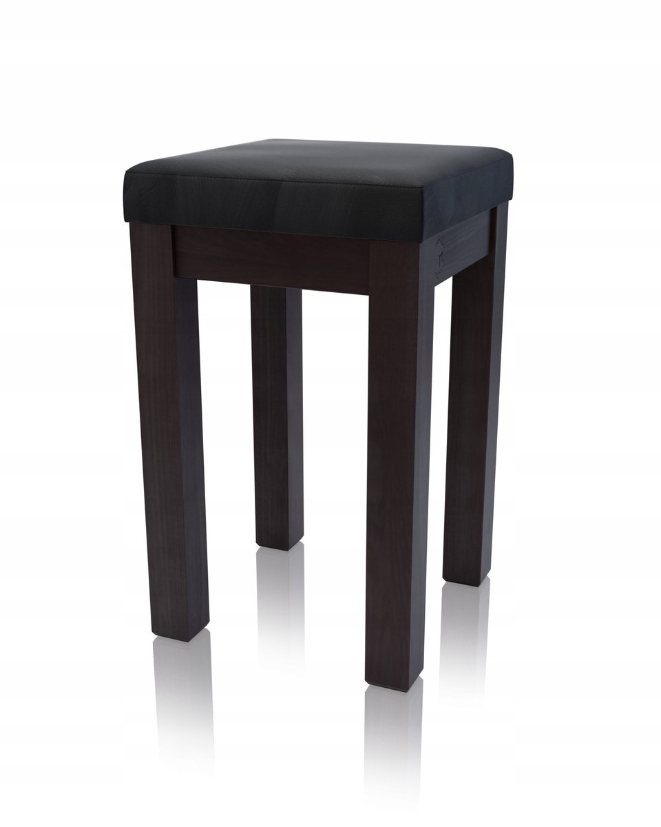 Merkloos Keukentabouret Wenge - Gestoffeerd, Massief Beukenhout