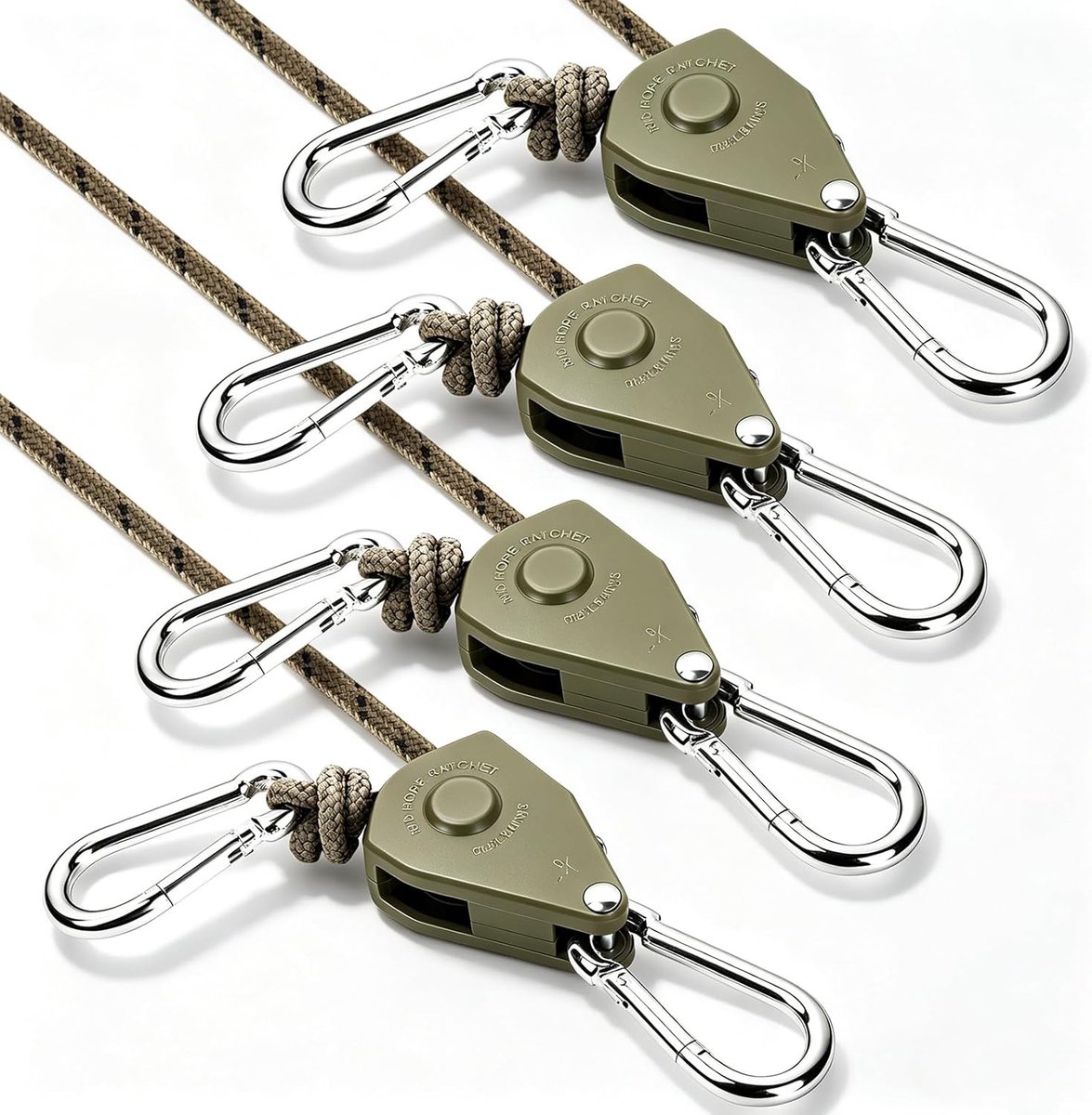 Reflectietouw 4 m - Met Spanner - Hoogzichtbaar - Ideaal voor Tent en Zonnedoek - ShopVlot