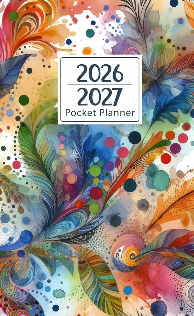 Pocketplanner 2026-2027 - 2 jaar kalender - Compact formaat - Ideaal voor planning onderweg - ShopVlot