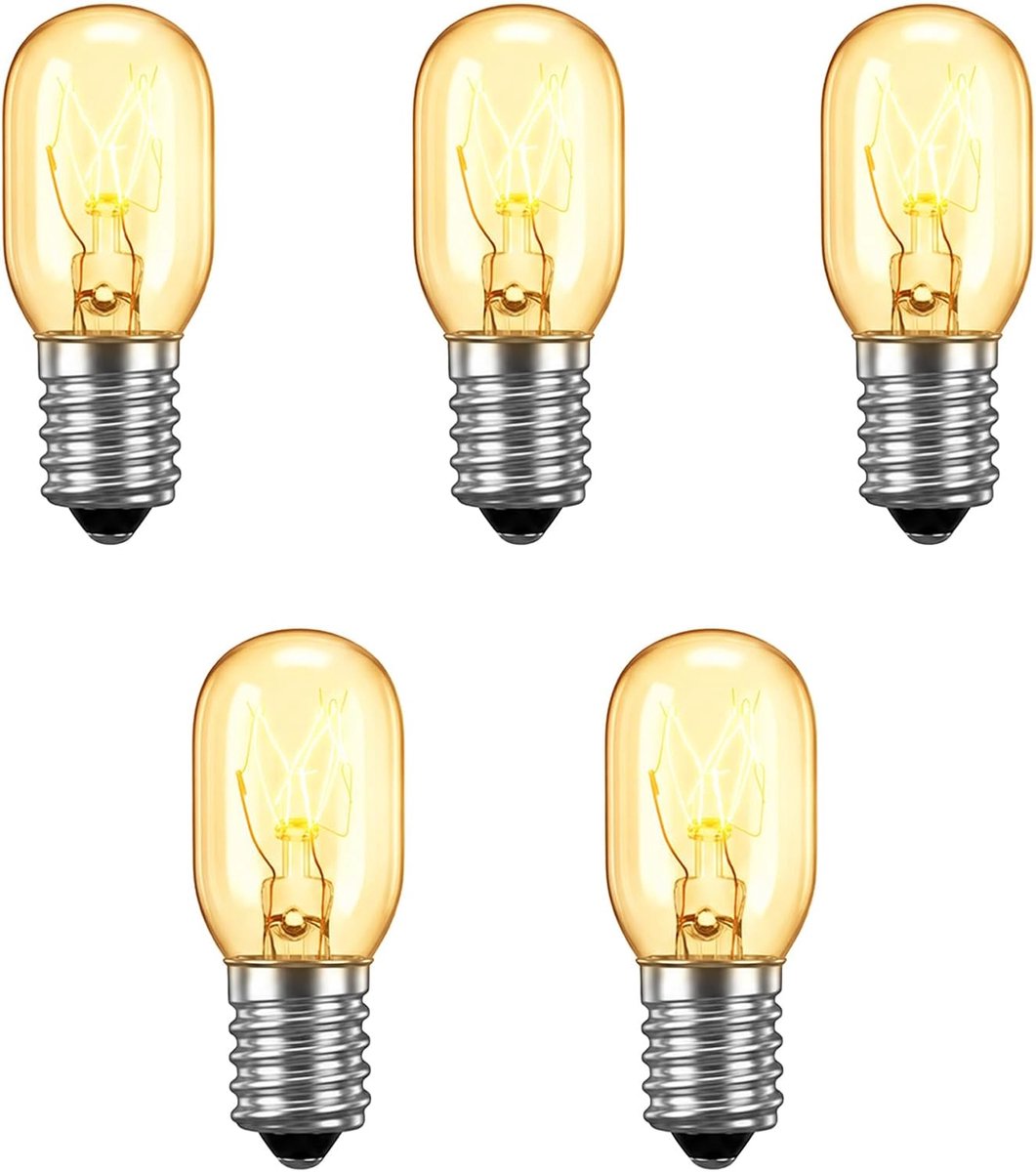 E14 15W koelkastlamp - dimbare zoutlamp - warm wit 2700K - ideaal voor koelkast en nachtlampje - SnelShoppen