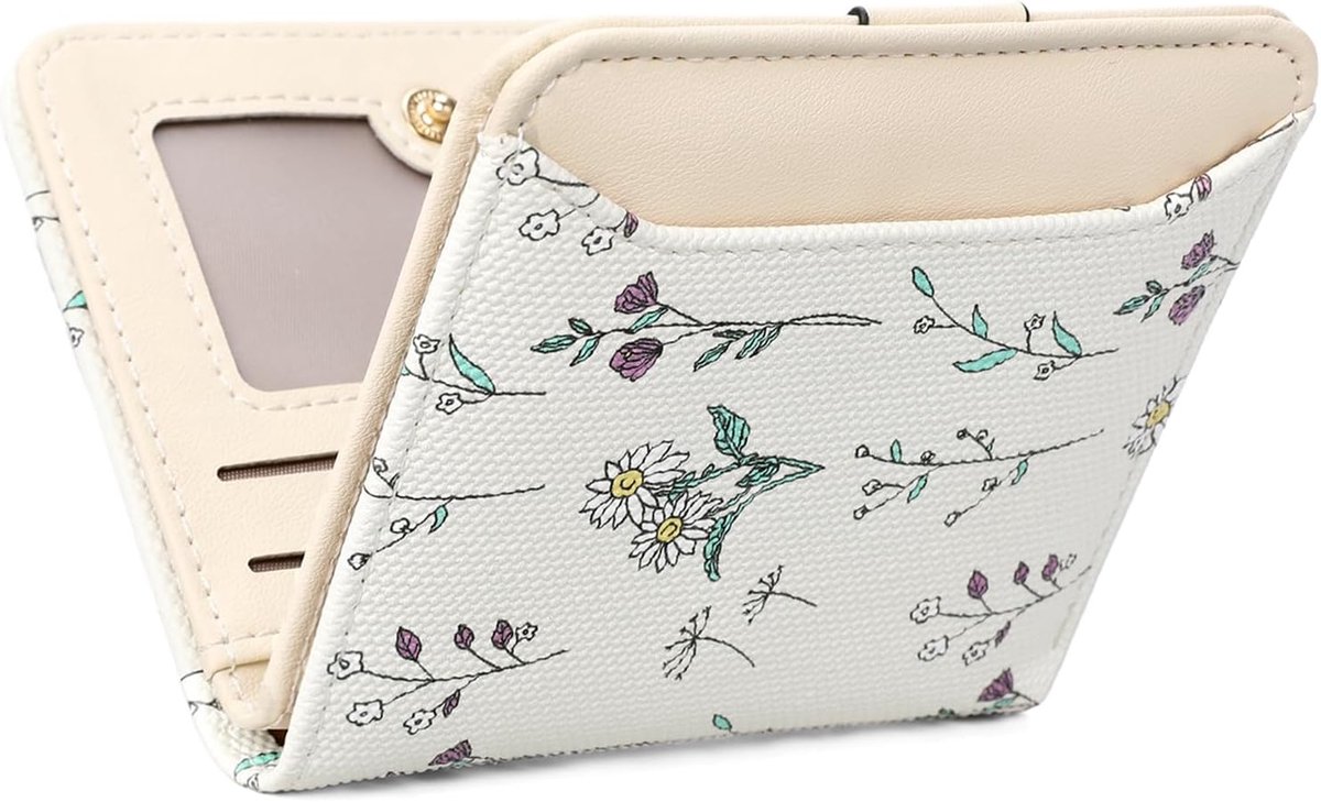Dames kleine portemonnee - leren mini portemonnee - RFID bescherming - perfect voor dagelijks gebruik - SnelShoppen