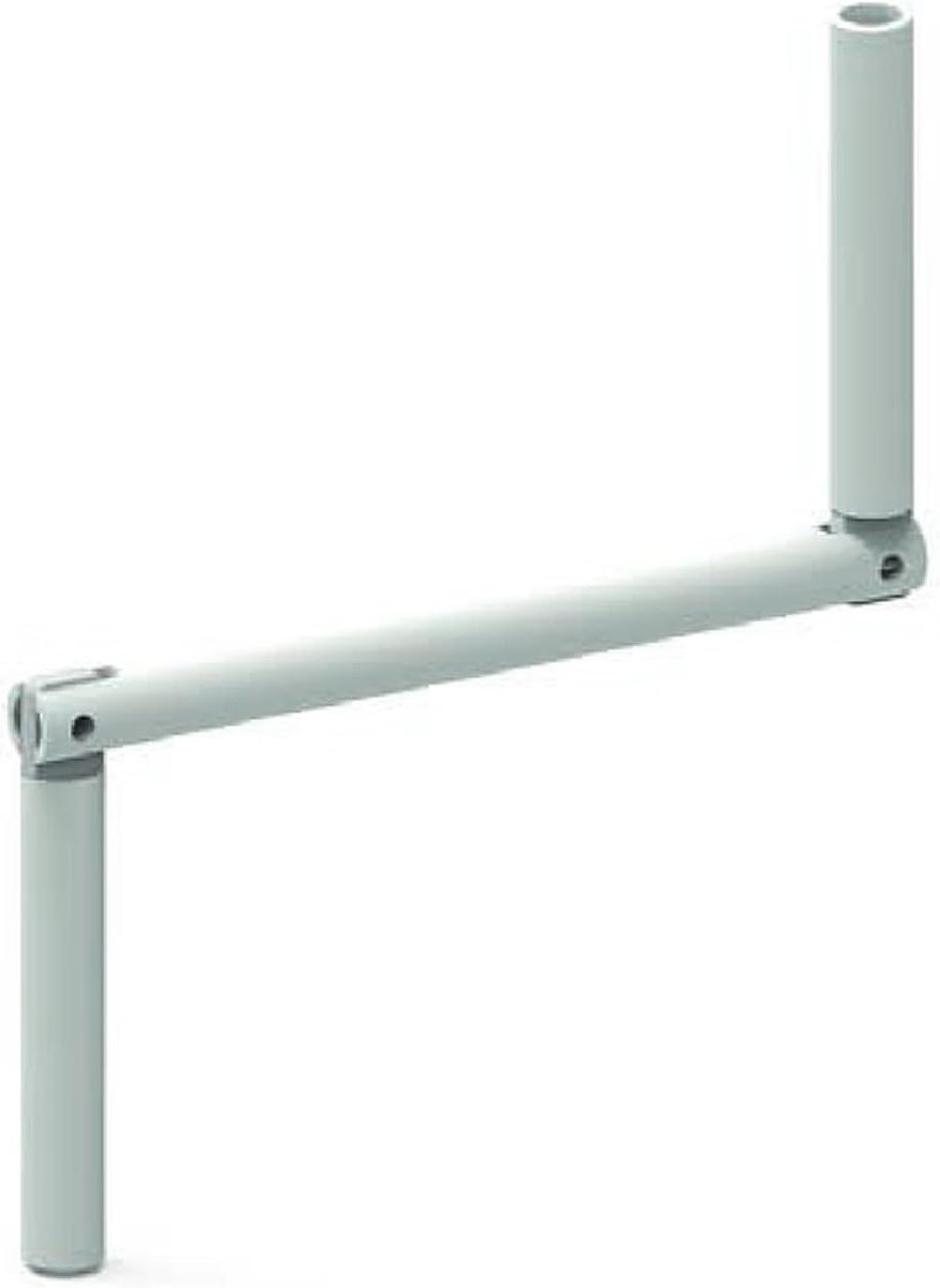 Rolluik Crankhendel 410 mm - Wit - Galvaniseerd Staal, Aluminium en RVS - Ergonomisch ontwerp voor eenvoudig openen - SnelShoppen