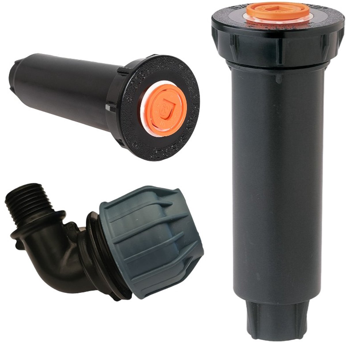 Rain Bird 1804 Statische Sprinklerset met PE Schroefknie 25x1/2"