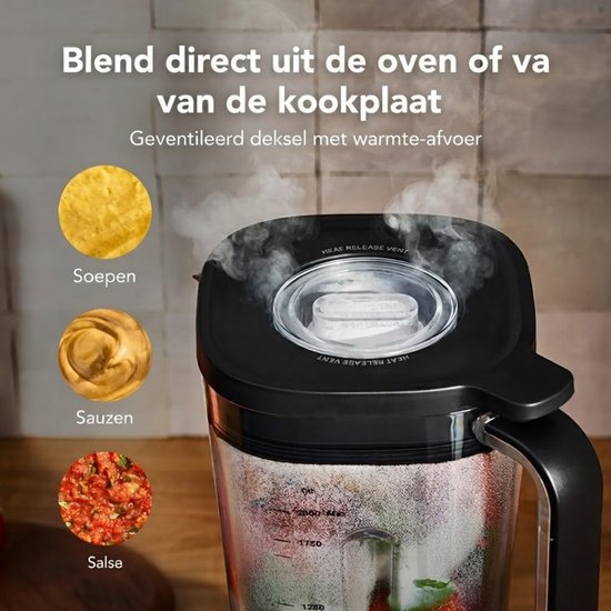 VALI® Blender - Smoothieblender - Krachtige Blender - Wit - 30cm x 26cm x 42cm van Vali — afbeelding 5